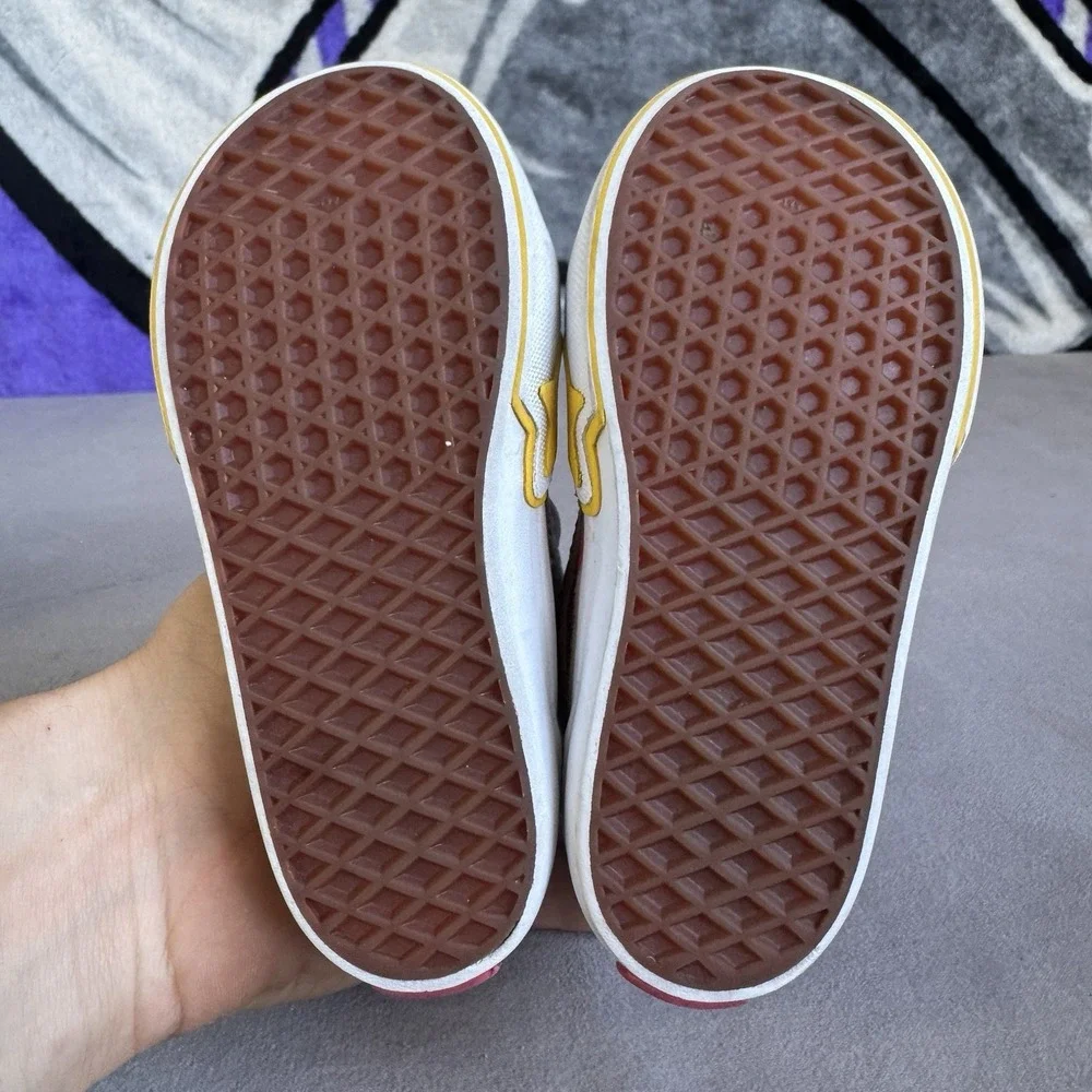 Size 7c - Vans Sk8 Hi Zip Rainbow Infant/Toddler Shoes